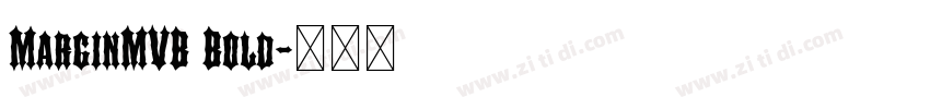 MarginMVB Bold字体转换